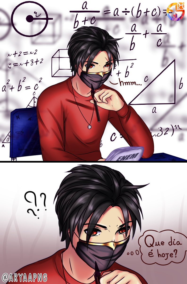 MLBBBR's tweet photo. Eu deveria ter estudado antes, não ter deixado para dar uma olhadinha hoje de manhã... 😬
🎨 Artista MGL: @aryaapng
#MobileLegendsBangBang #MLBB #MGL #mlbbmgl #mlbbbr #mglbr #enem #enem2021 https://t.co/sBdIWIBpRF