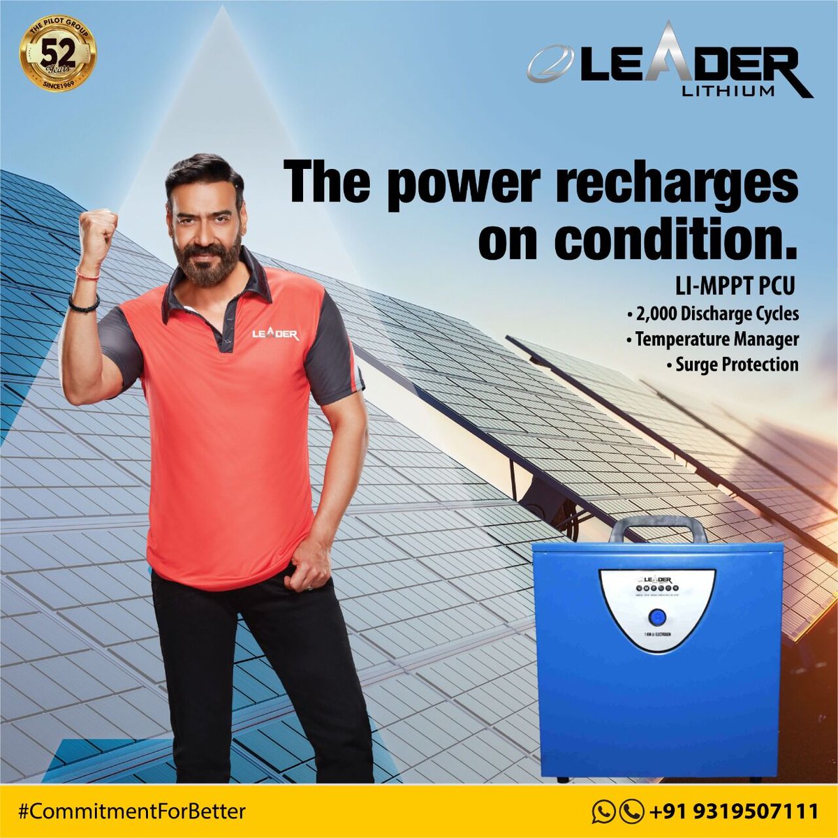 LeaderBatteries's tweet photo. The power recharges on condition
𝗟𝗲𝗮𝗱𝗲𝗿 𝗟𝗶-𝗠𝗣𝗣𝗧 𝗣𝗖𝗨
✔ 2,000 discharge cycles
✔ Temperature Manager
✔ Surge Protection
#limmpptpcu #lithiumpcu #leadersolar #solar #solarpower #sustainability #solarsolutions #SwitchToSolar #StoreEnergy #saveenergy #solarpanels https://t.co/EYq75pYoNM