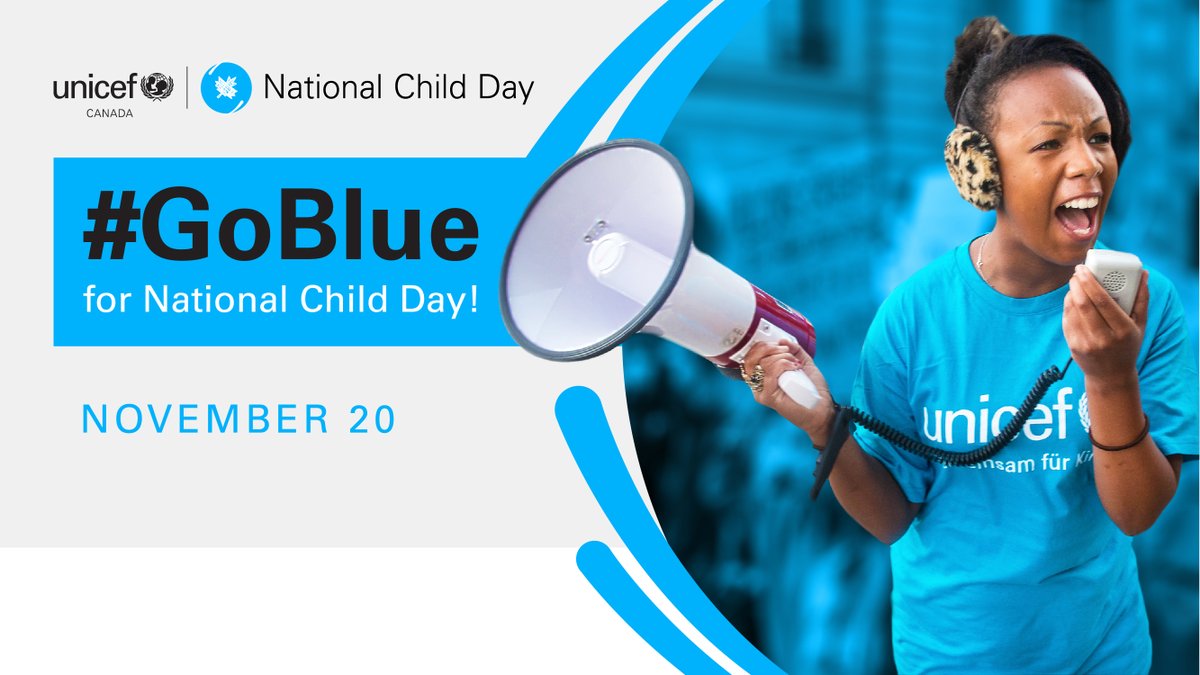 EVERY child has rights - the right to be safe, to be free from abuse, to be heard. Today we're celebrating #NationalChildDay, a recognition of Canada's commitment to the UN Convention on the Rights of the Child. 
Learn more: unicef.ca/en/policy-advo…