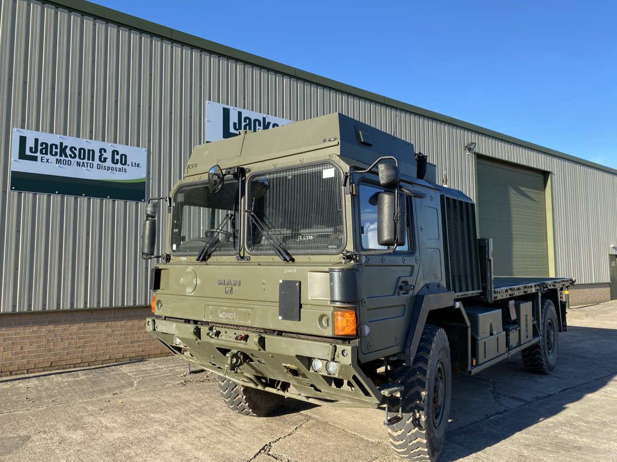 exarmyuk's tweet photo. MAN HX60 18.330 4x4 Cargo Winch Truck
Good clean vehicle with 8,583 Kilometres only  https://t.co/km1y2BIRqv https://t.co/XsSMFZP1va