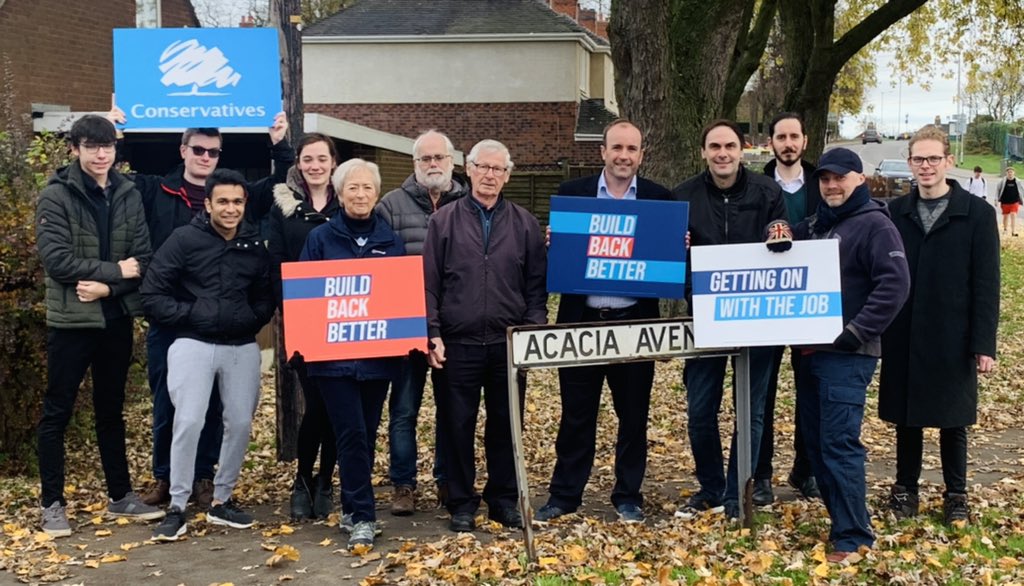 AaronBell80's tweet photo. Great turnout for the final weekend of our campaign in Knutton to elect local man - and campaigner against the landfill stink - Derrick Huckfield.
And with £3.7m being invested in #Knutton through our Town Deal, the @Conservatives are building back better from the pandemic. https://t.co/9hpFnD5KVE