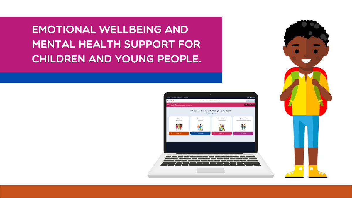 We’ve launched a new website focused on children and young people’s emotional wellbeing and mental health.

Take a look: orlo.uk/AZ8f7

#MentalHealth #Wellbeing #EmotionalWellbeing