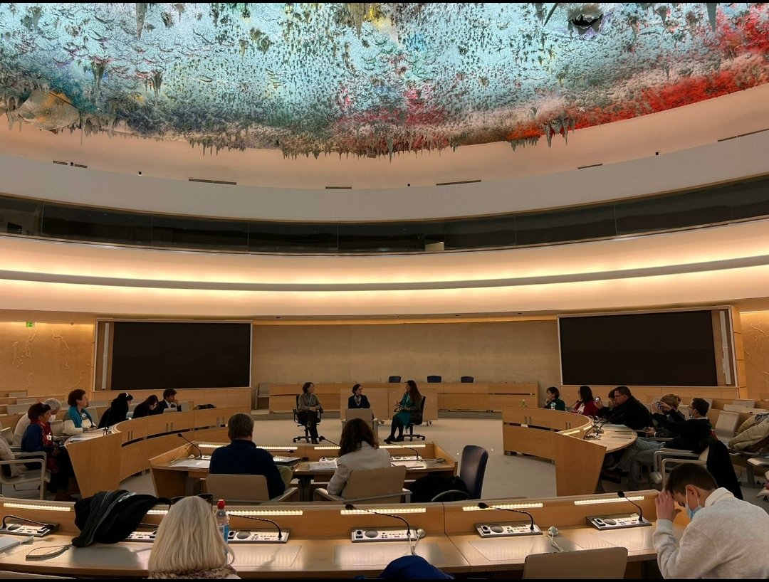 AFDACAT's tweet photo. 20N Dia Internacional de la Infancia.  Un privilegio poder defender los derechos de nuestros niños y niñas y visitar en este dia tan importante para la infancia la Sala de los Derechos Humanos de #ONU y darle la visibilidad que se merece. #ONU #fedis #DiaInternacionalDeLaInfancia https://t.co/K9vGPMZQlt