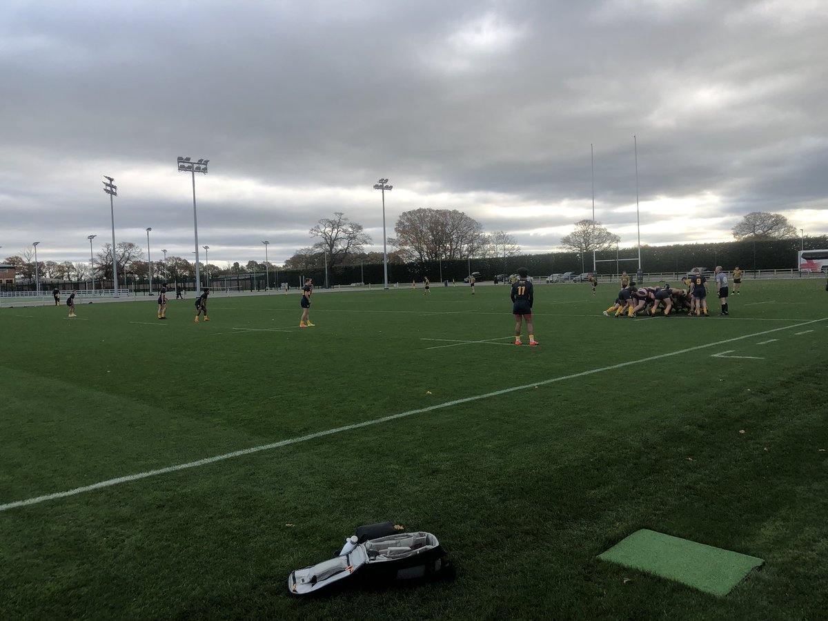 On <a href="/YorksRugbyAcad/">Yorkshire Rugby Academy</a> duty this morning @qe_sports for their 1st XV game with <a href="/CrossHeathSport/">Crossley Heath Sport</a>. Good competitive game and some really good moments from both sides.