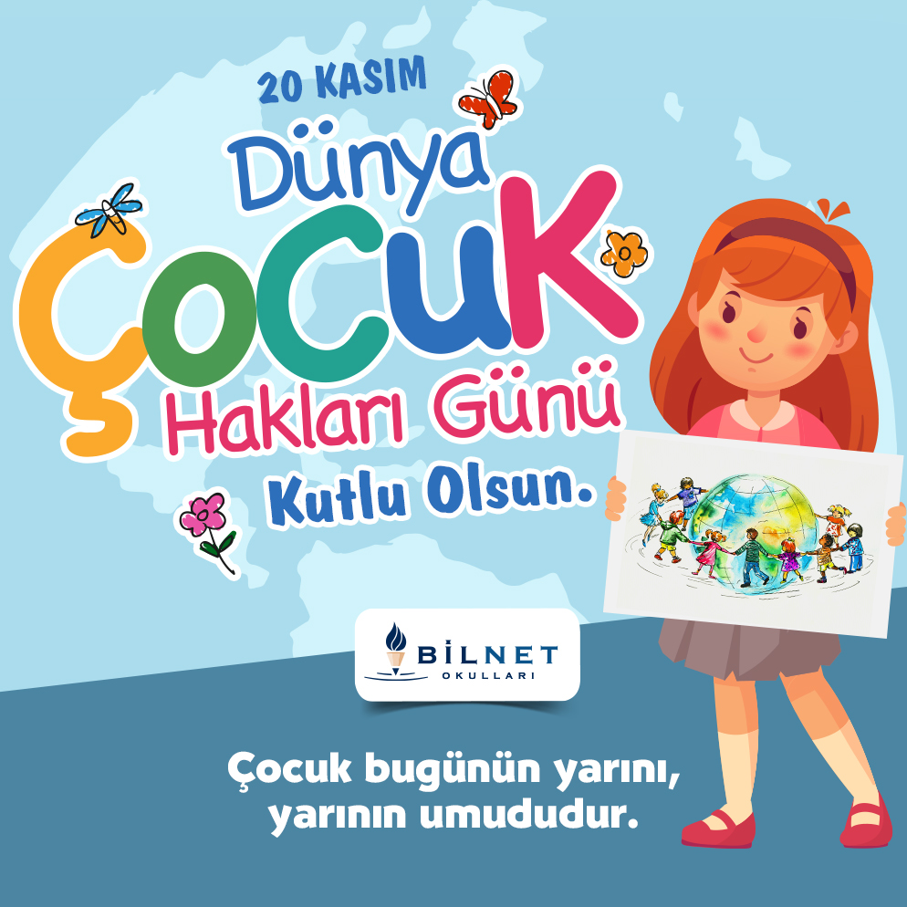 Dünya Çocuk Hakları Günü Kutlu Olsun!

#bilnetokulları #bilnetschools #dünyaçocukhaklarıgünü