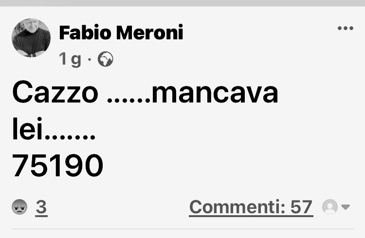 NFratoianni's tweet photo. L’insulto social del consigliere leghista ed ex deputato Fabio Meroni nei confronti della sen. #LilianaSegre perchè invita a vaccinarsi fa solo ribrezzo.
#novax #covid #shoah #Lega #Salvini https://t.co/Zeve67AYTl
