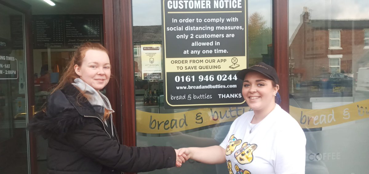WythenshaweTeam's tweet photo. #ThankYou @breadandbutties #Northenden for helping keep #Wythenshawe a #safeplace2bee🐝 https://t.co/LmCm0hpCgQ