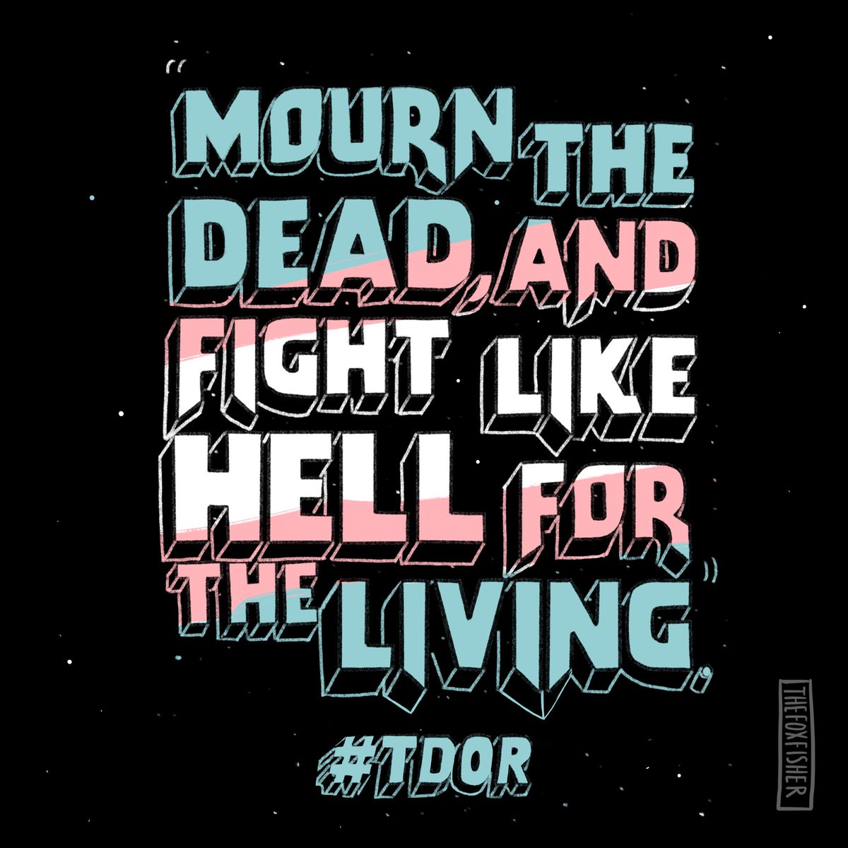Today we honour those whose futures have been cut short, this year and every year before it 🏳️‍⚧️🌟🏳️‍⚧️🌟🏳️‍⚧️🌟

“Mourn the dead and fight like hell for the living” 🖤🖤🖤🖤🖤🖤🖤 #TransDayOfRememberance #tdor2021 #TDOR