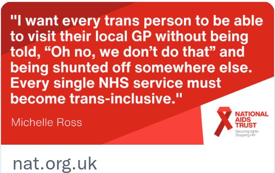 TransHealthUK's tweet photo. I want to put an end to trans and non binary people traveling hours or from a different city for a simple blood test, or smears.  I want their GPs saying  Yes.  We can do your hormone level, provide your hormones, get your smears done. And more. 
#TransHealthMatters 💜🙏 https://t.co/c6qrBZnmgd