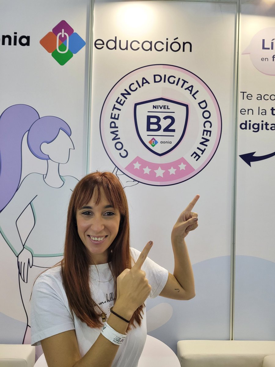 La importancia de formarse para poder avanzar. He pasado por el stand de <a href="/AoniaLearning/">AoniaLearning</a> y me llevo #adobespark Wauu❤