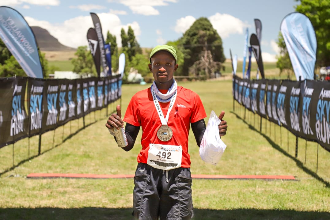 PureAdventures's tweet photo. Record smashing 65km #SkyRun! 1st -Mjongile Tonic Masilo
2nd - Erhard Sauer
3rd - AJ Calitz
@kway_za
@Suunto_Fitness #KWaySkyRun25thEdition #SkyRun2021 #KWaySkyRun2021  #HellOfARun #AuthenticallyAfrican #MovesCount #gearupgetout #sportraxs https://t.co/8WUUVGhRoK