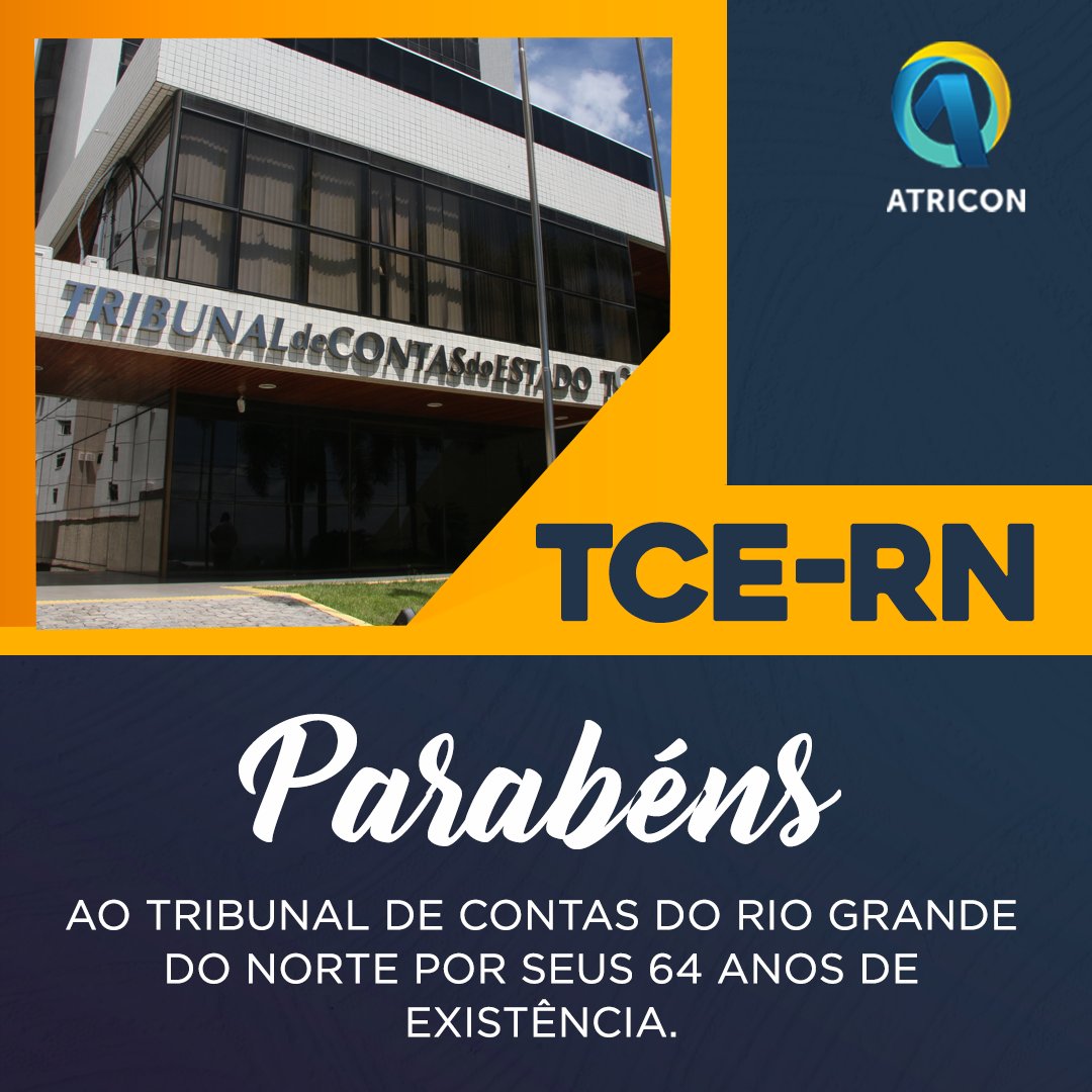 Atricon's tweet photo. A Atricon parabeniza o Tribunal de Contas do Estado do Rio Grande do Norte pelo efetivo acompanhamento da gestão pública e uma atuação que zela pelo bem-estar da população
#atriconvaloriza #rededecomunicacaotcs #qatc #mmdtc https://t.co/CWprft6paf