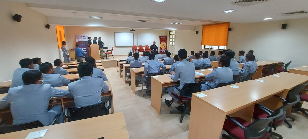 Gnanambschool's tweet photo. VIVO Placement Drive 2021 at Campus #GSBUNITE https://t.co/DBbwri7xcS