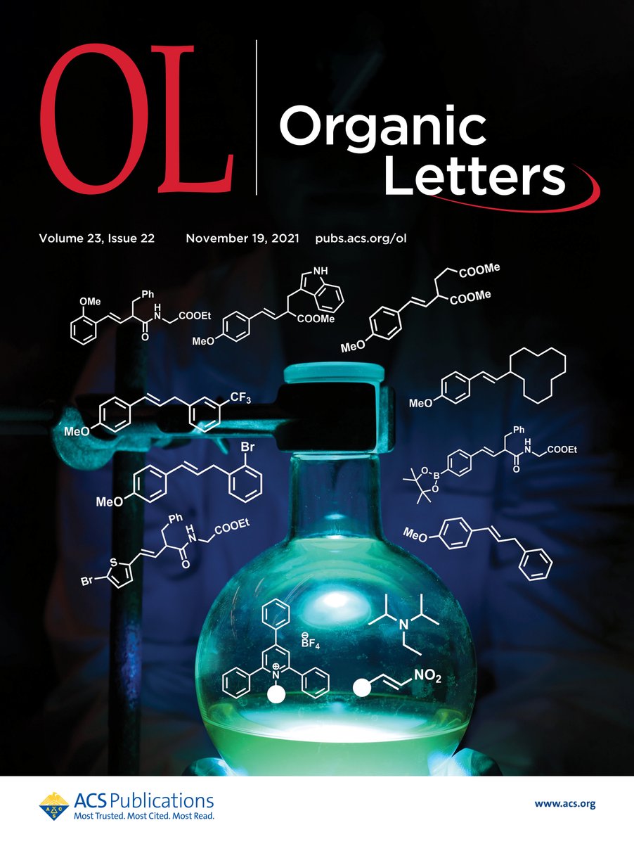 Organic Letters pubs.acs.org/toc/orlef7/23/… 
<a href="/ACS4Authors/">ACS for Authors</a> 
#MyACSCover
Happy to see our paper on the cover of Organic Letters!
pubs.acs.org/doi/10.1021/ac…