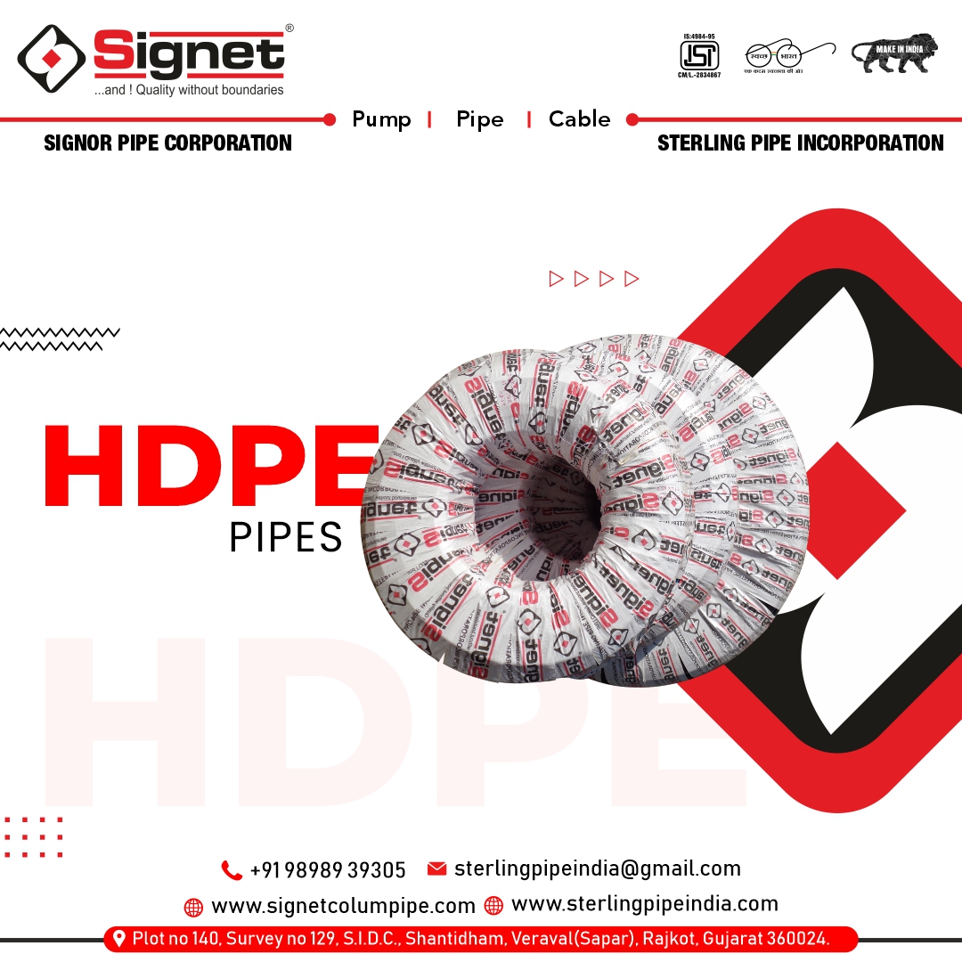 Sterlingpipe's tweet photo. Get guaranteed excellence in Hdpe Pipe that lasts long at Signet Pipe.

For More Details:-
Visit:- https://t.co/NoFQadM4E9
Mo:- +91 9898939305
Mail:- sterlingpipeindia@gmail.com

#sterlingpipe #sterlingpipeindia #hdpepipe #hdpepipemanufacturers #hdpepipecompany #hdpepipefusion https://t.co/OMo4kUM8yh