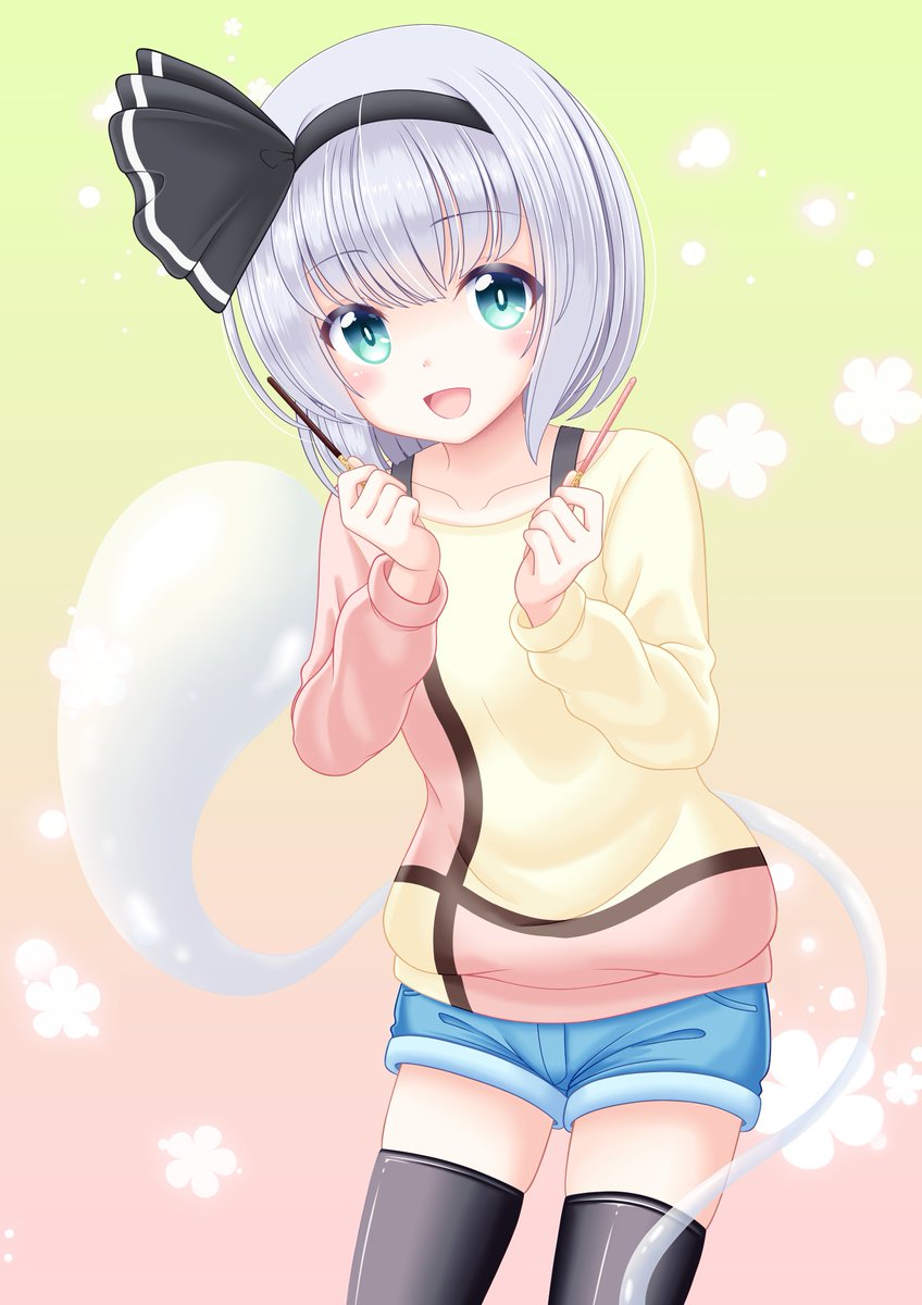 #いいふとももの日
妖夢の太ももはいいゾ 
