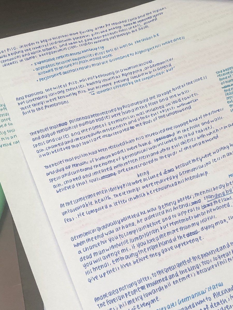 glqssyjrnls's tweet image. some messy notes to help me memorize my latin set texts for next week! #studyspo #studytwt