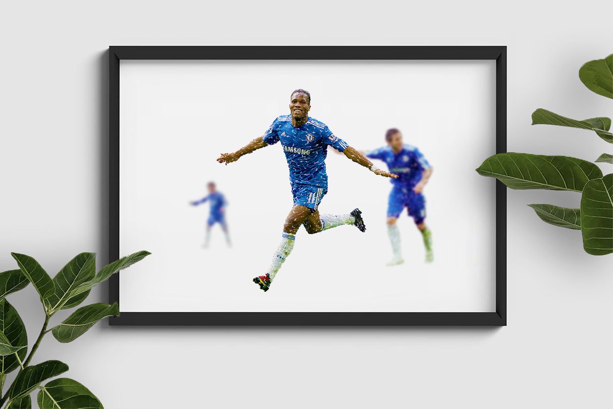 premierprints_'s tweet photo. Didier Drogba poster or print available in 4 different sizes, both landscape and portrait. Free UK delivery!

#ChelseaFC 
#CFC
#LEICHE
#Drogba

https://t.co/ib21XDMwBi https://t.co/pCyAdFvjIr