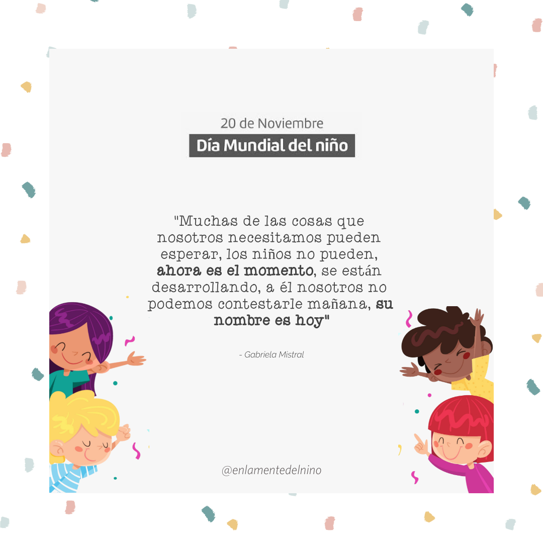 Hoy es el #DiaUniversaldelNiño dedicado a todos los niños del mundo, para concienciar sobre importancia de cuidar su bienestar y desarrollo.