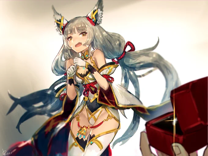 surprise gift
#xenoblade2 
#ゼノブレイド 
#いい太ももの日 