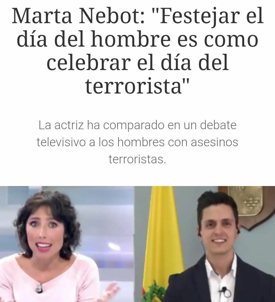 edgar___es's tweet photo. Marta Nebot, ejemplo de inteligencia, respeto y solidaridad. 🙄 https://t.co/i5M43nKMvs