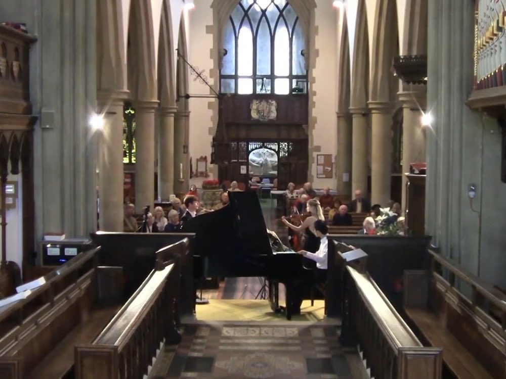 We had a wonderful time performing Koechlin, Ravel &amp; Brahms in these 2 beautiful churches this week. Thank you Christ Church, Esher and St Giles-in-the-Fields for having us. 

Wednesday’s concert is still available  on YouTube here: youtu.be/llKjhEQ_Zc0
