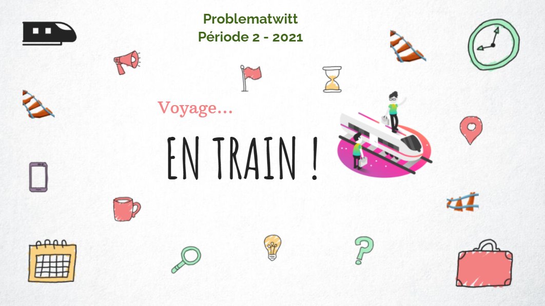 ProblemaTwitt's tweet image. Bonjour à tous ! 
Pour cette période (P2), nous prenons le 🚆TGV ! 🚄
Inscriptions Cycle 2 &amp;amp; 3 pour trouver une classe partenaire ici : sites.google.com/view/problemat…

Les problèmes : view.genial.ly/6198d049b392cd…

Bons problèmes à tous !