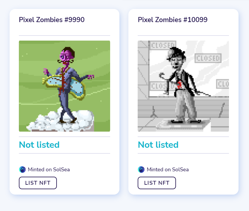 fabriiikator's tweet photo. Salvador Dalรญ + Charlie Chaplin
๐งโโ๏ธ@Pixel_Zombies_ #NFT #pixelzombies https://t.co/aAxsKuj08G