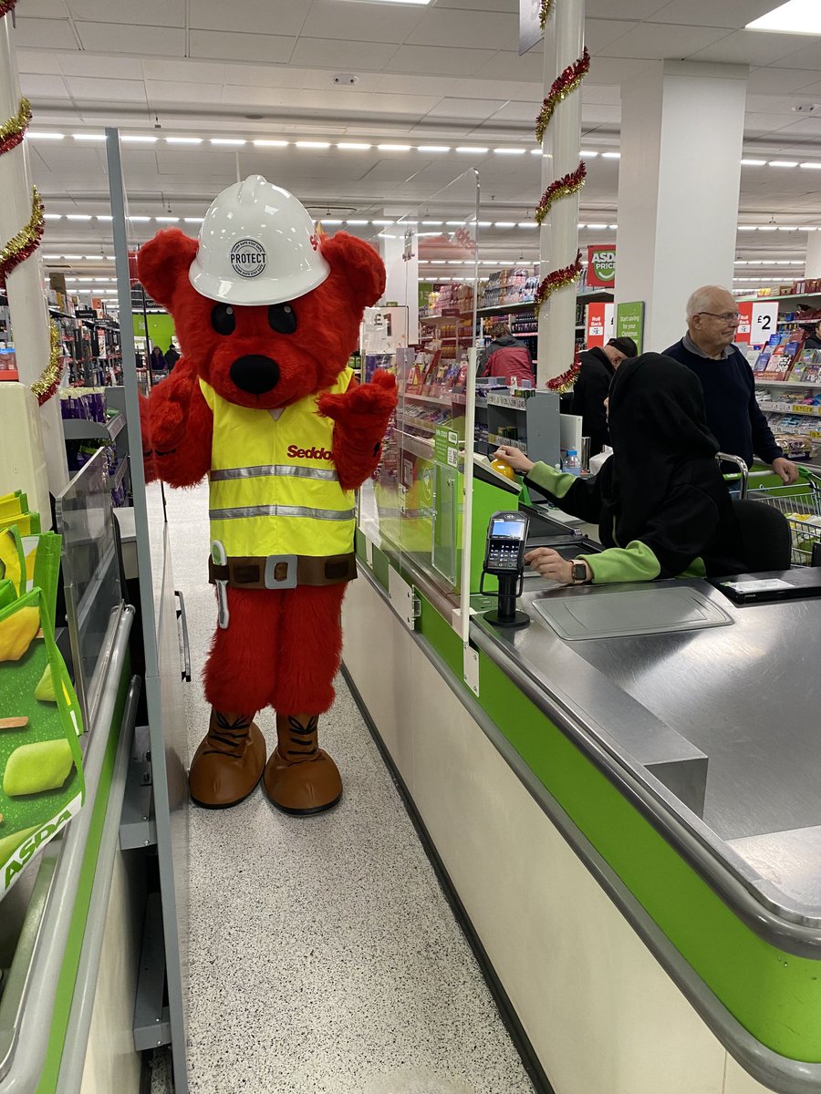 AsdaBolton's tweet photo. @asdabolton @yourseddon @FamilyBolton #collecting food for those less fortunate @UrbanOutreachUK #thank you for your help today #seddy teddy !!!!! https://t.co/7vsXyUjvMS