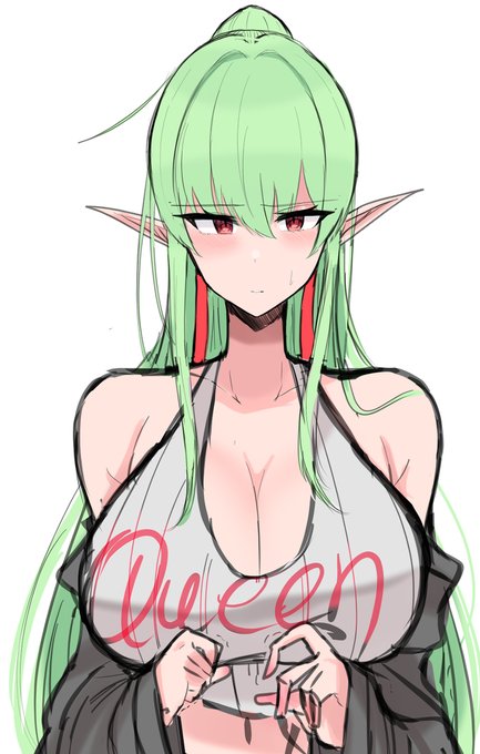 簡単に胸だけ描いて休もうかな… 