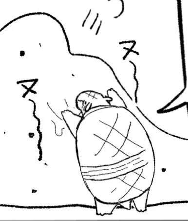 ヌーが描けて満足した 