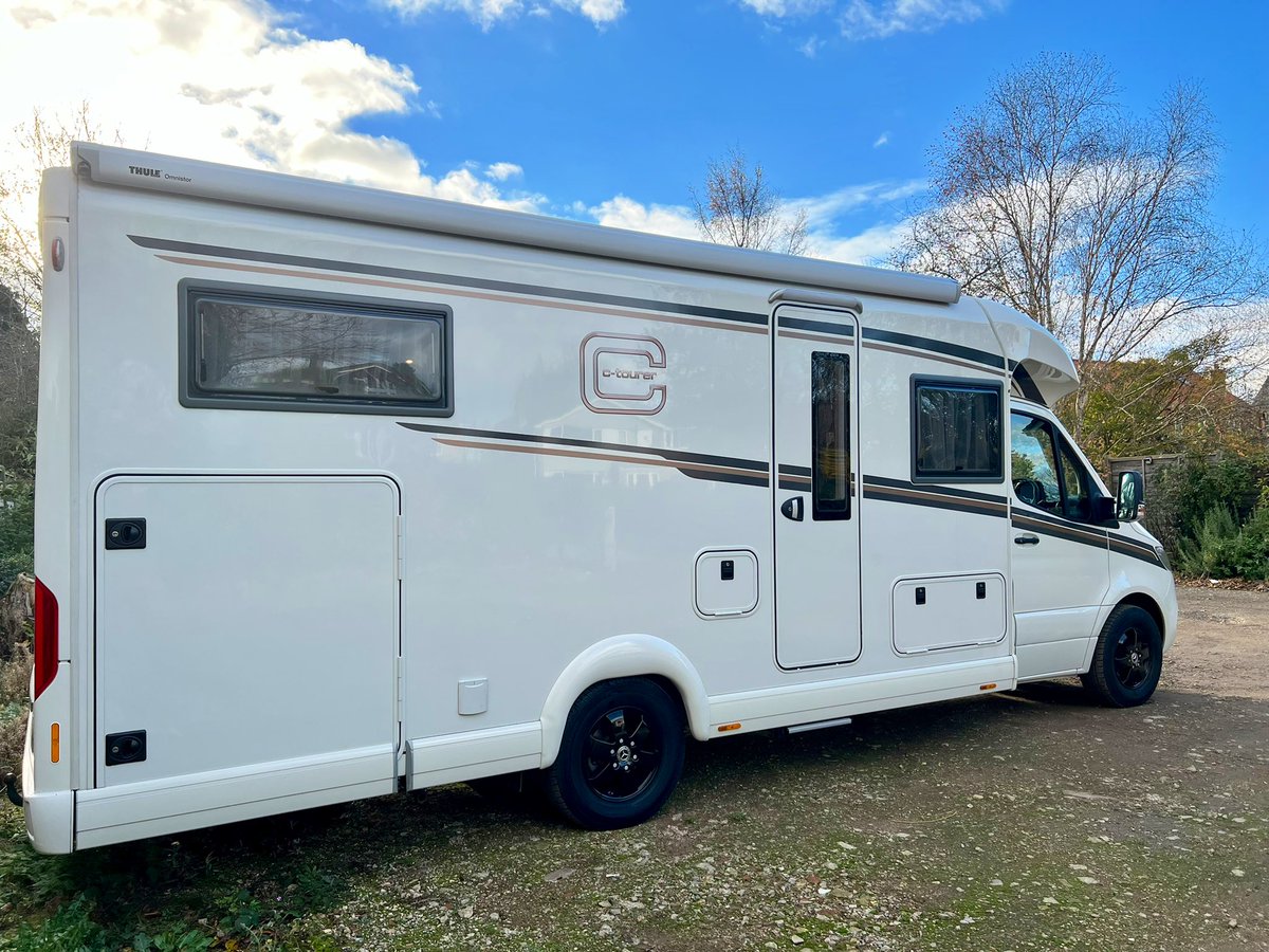 MotorhomeVlog's tweet photo. 🚐🤩 Good Afternoon! Well we slept like babies last night after picking up the Mercedes C-Tourer T 148 H ( 2021) 
Absolute dream to drive 👍🏼

Well done to all those that guessed right 🚐🤩👍🏼

Now onto a site near the coast for a walk 😃🌊🚐

#motorho #mercedes #carthago https://t.co/1vIhUDeyWZ