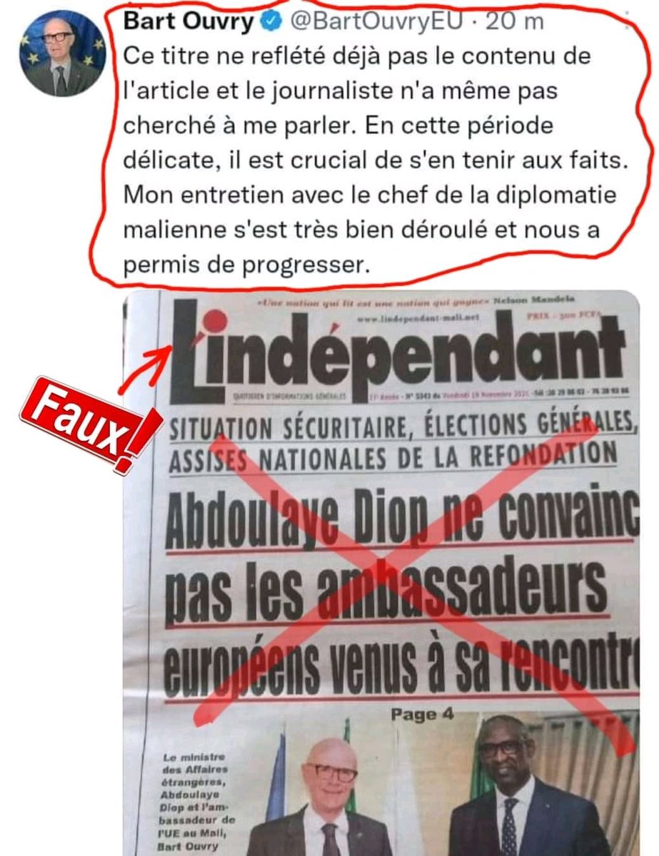 MohaMadSissoko1's tweet photo. Fake news ! https://t.co/F3tp1Iz0SI