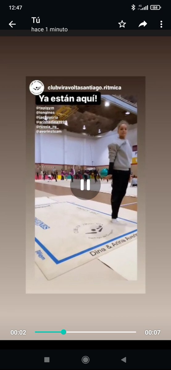 Un lujo poder ser el mini de campeonas como <a href="/AverinaTwins/">🐯&🐻 Averini</a> <a href="/arishadina1998/">arishadina</a> @russia_rg Gracias a @jaeljoyeria @longines por apoyar a la gimnasia rítmica, y gracias de corazón💜❤ al <a href="/ClubViravolta/">Club Viravolta</a>. A disfrutarlo campeonas.