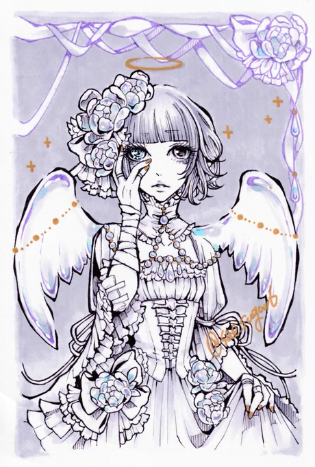 【硝子の瞳】
【玻璃の荊】

ポストカードサイズ

#企画公募展fragile 