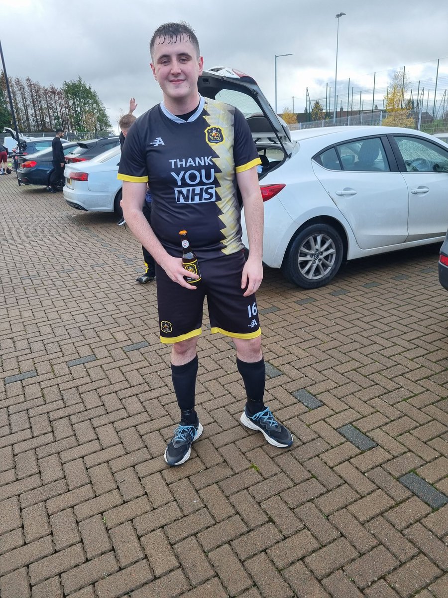 The Sons man of the match today sponsored by <a href="/lennoxbrewery/">Lennox Brewery</a> goes to Gavin Lees an absolute nuisance for the opposing centre half all game topped off by an excellent hatrick with a dink from the edge of the box being the pick of the bunch. He'll enjoy his beer tonight  🍺