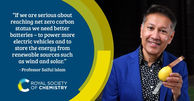 Prof Saiful Islam (@saifulchemistry) on Twitter photo We first set a <a href="/GWR/">Guinness World Records</a> world record for the highest voltage lemon battery at my 2016 <a href="/Ri_Science/">Royal Institution</a> #xmaselctures. But we lost it last year. Not sour.
We now have the record back 'squeezing' 2,307 volts from 2,923 lemons via <a href="/RoySocChem/">Royal Society of Chemistry</a> & <a href="/Frans_facts/">Fran Scott</a>
See video rsc.li/lemon-battery We first set a <a href="/GWR/">Guinness World Records</a> world record for the highest voltage lemon battery at my 2016 <a href="/Ri_Science/">Royal Institution</a> #xmaselctures. But we lost it last year. Not sour.
We now have the record back 'squeezing' 2,307 volts from 2,923 lemons via <a href="/RoySocChem/">Royal Society of Chemistry</a> & <a href="/Frans_facts/">Fran Scott</a>
See video rsc.li/lemon-battery