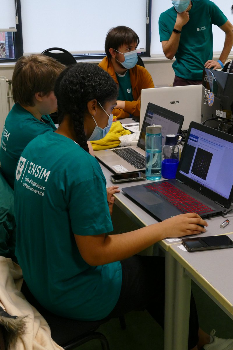 ensimofficiel's tweet photo. [24h du Code] 
C'est parti pour 24 h de programmation informatique
24 équipes inscrites : 13 étudiantes, 9 professionnelles, 3 sujets au choix
Ouvert au public, de nombreuses animations vont rythmer la journée
Bonne chance à nos étudiants de l'ENSIM 🤞 https://t.co/YkRduSy7Ld