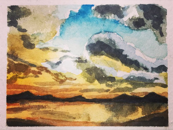 夕日のtwitterイラスト検索結果
