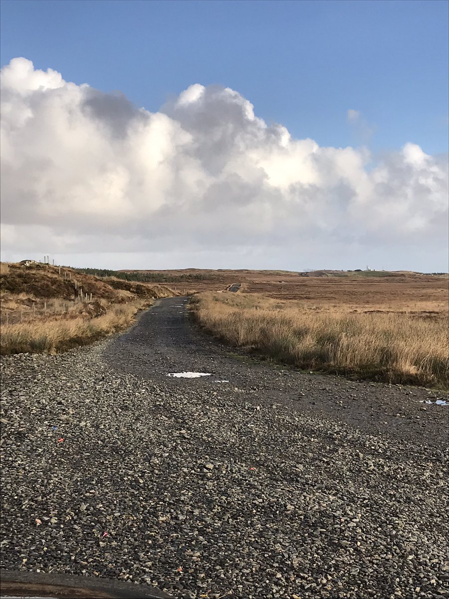Mostlywind's tweet photo. About to take the dogs a walk in between the showers! We’ve had hail already. #LifeOnLewis #IsWinterOverYet https://t.co/9Opirud1if