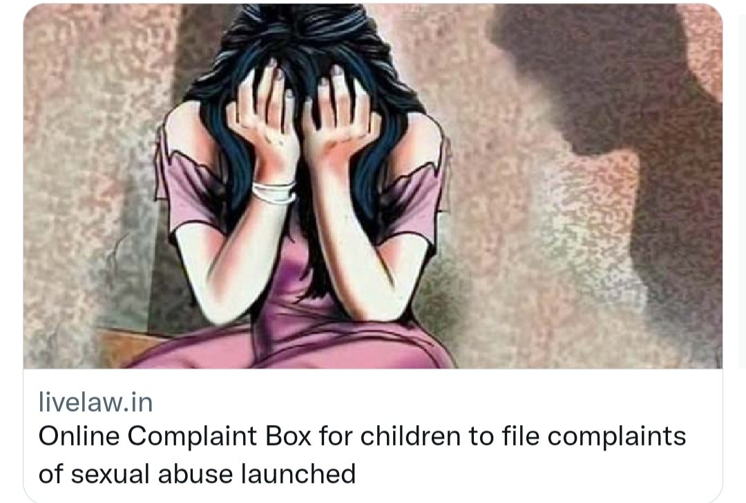 AakankshaPatle's tweet photo. Online Complaint Box for children to file complaints of sexual abuse launched.pocso e box
https://t.co/S5I0J1DPXj
#Mehfooz2021 #protectmpchildren #stopchildsexualabuse 
@mp_wcdmp
@ANI
@PTI_News
@UNICEFIndia
#Aagazinternship2021 https://t.co/R1HGwboqMR