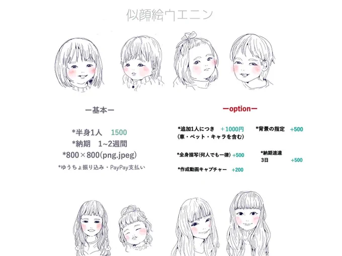 他サイトにて名刺、ロゴを含む26件の実績あり
聞くだけでもok、分からないことやご相談のみでもお気軽にお声掛けください。
その他ご参考イラストInstagramで公開しています。
〜卒園卒業シーズンプレゼント年賀状にも〜 