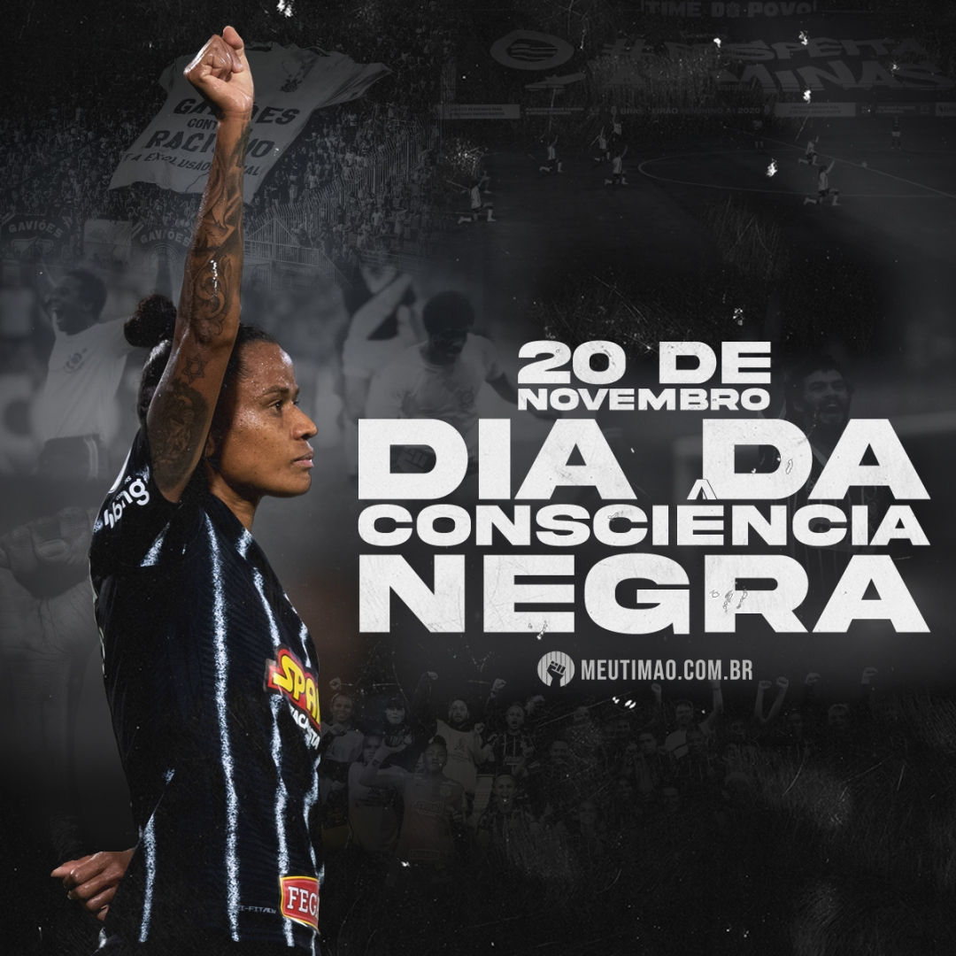 MeuTimao's tweet photo. A luta contra o racismo não para NUNCA ✊🏿 https://t.co/dRGoNq4LKs