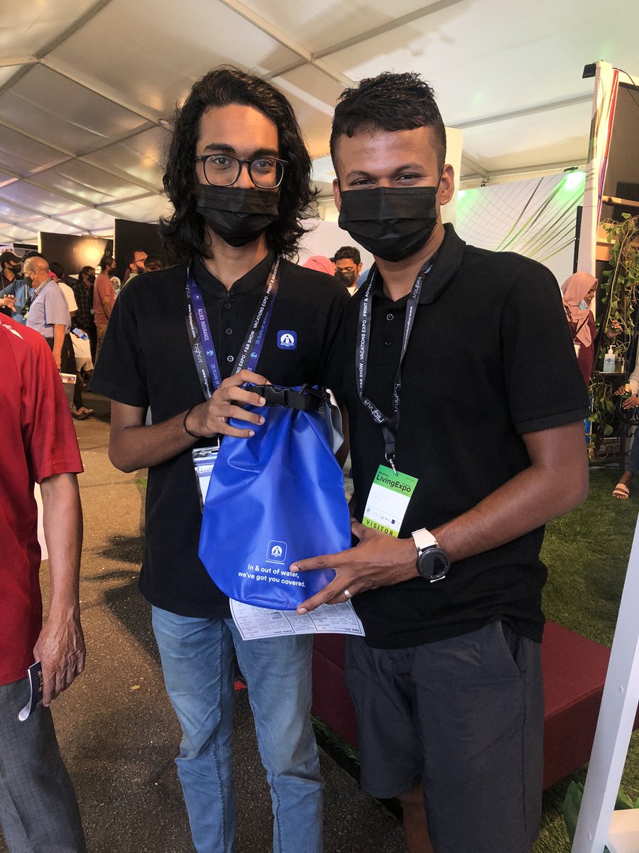 ayadymv's tweet photo. Maldives Living Expo 2021 final day spirit is going strong. Our teams will be available till 10pm tonight. #VisitandWin a Complimentary Home Content Plan. https://t.co/2OsDTNcSCF