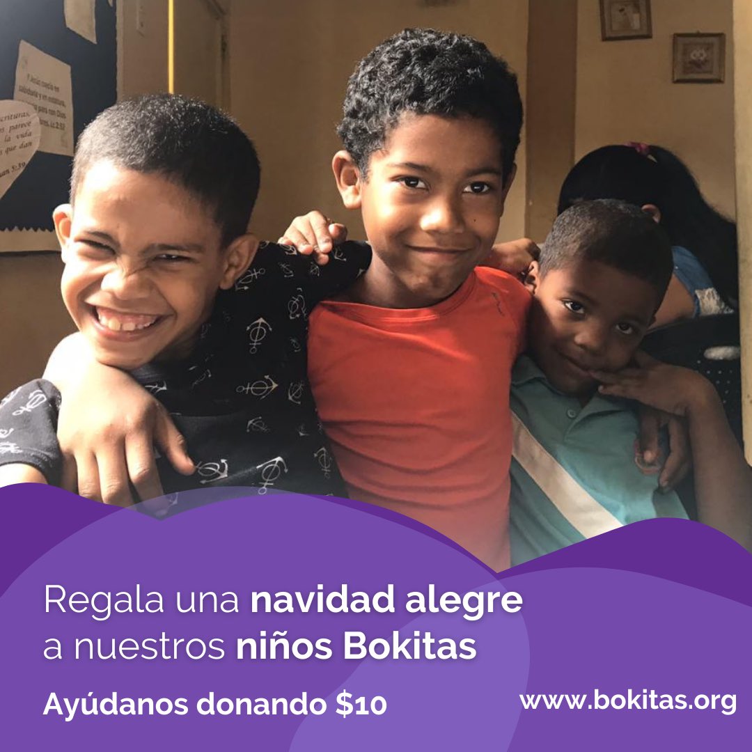 Bokitasorg's tweet photo. ¡Queremos regalarle una navidad feliz a nuestros niños Bokitas! 🙏🏼

Ayúdanos donando $10 a través de nuestra página web 👇🏼

🌐 https://t.co/EGWNoNOtmf 

¡GRACIAS!💜 https://t.co/tYL6Iq1Hj5