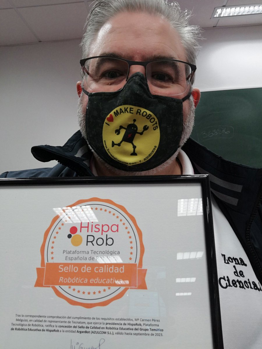 Manuel Valencia (@melvex) on Twitter photo Somos la primera empresa de educación en España que recibe el sello de calidad en robótica educativa <a href="/HispaRob/">HispaRob</a> ¡Y estamos en Torrejón! <a href="/ivazquez06/">Ignacio Vázquez Casavilla</a> <a href="/Ale_Navarro_trj/">Alejandro Navarro Prieto-Alcalde de Torrejón</a> <a href="/Ayto_Torrejon/">Ayuntamiento de Torrejón de Ardoz</a> de manos del Alcalde de la Rozas Somos la primera empresa de educación en España que recibe el sello de calidad en robótica educativa <a href="/HispaRob/">HispaRob</a> ¡Y estamos en Torrejón! <a href="/ivazquez06/">Ignacio Vázquez Casavilla</a> <a href="/Ale_Navarro_trj/">Alejandro Navarro Prieto-Alcalde de Torrejón</a> <a href="/Ayto_Torrejon/">Ayuntamiento de Torrejón de Ardoz</a> de manos del Alcalde de la Rozas