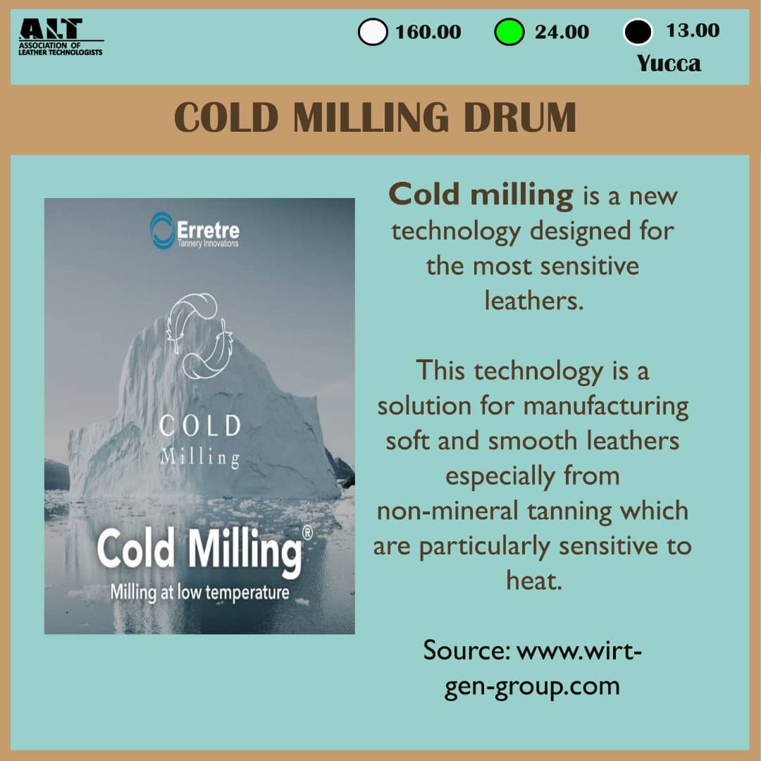 we_the_alt's tweet photo. *Cold Milling Drum technology*

Cold Milling is the new technology designed for the most sensitive leathers. 

It allows temperature control that does not interfere with the balance of the internal environment in contact with the hides.

#wethealt
#clri
#scroscianz https://t.co/MHXy8PXJxl