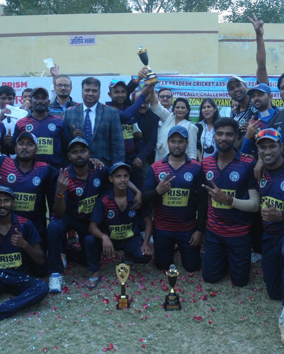 PCCAIofficials's tweet photo. Congratulations to the @gurudas_raut led #WestZone who clinched the All India Zonal Divyang Champions Trophy. 🏆 👏
#WestZonevsSouthZone.  #PDCricket #DivyangCricket @JayShah @BCCI @dcciofficial https://t.co/ezy0Qx3qBt