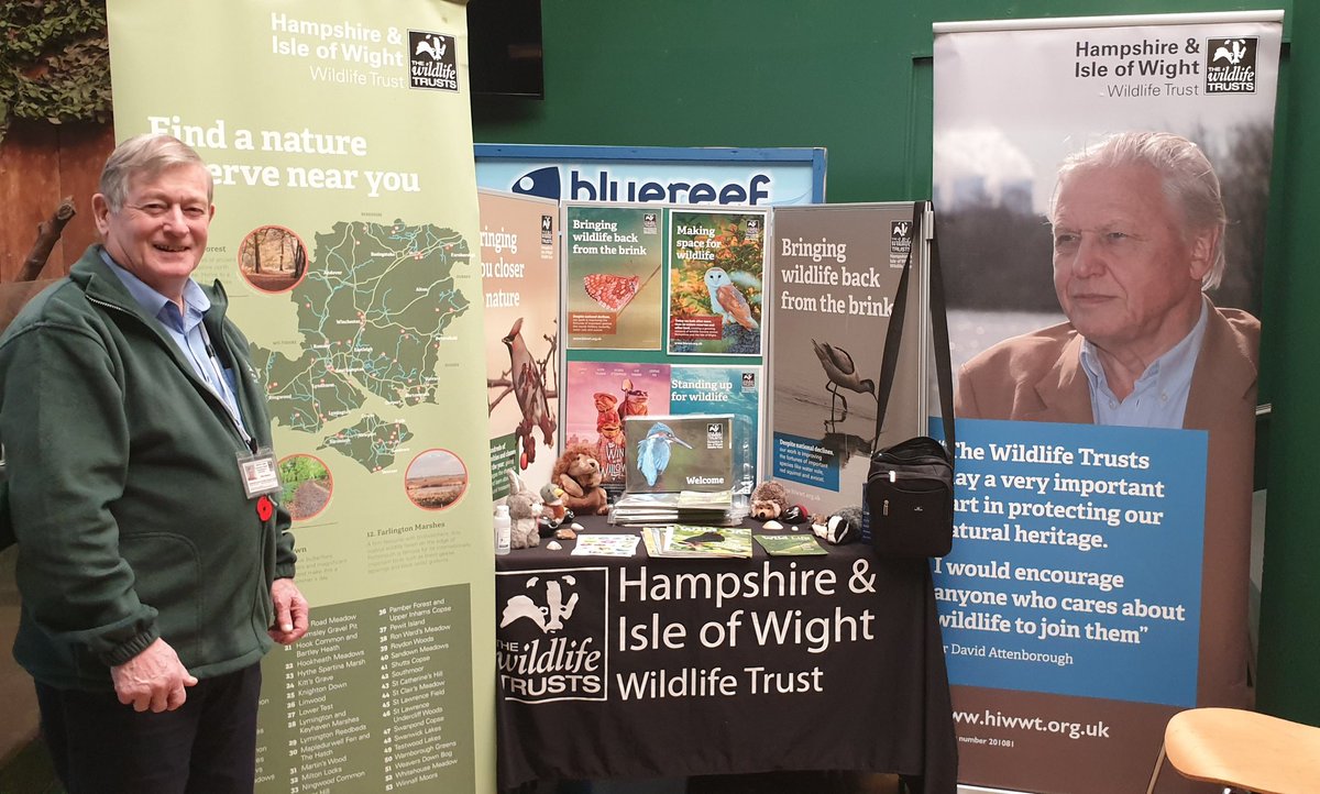 The Hampshire and Isle of Wight Wildlife Trust are here at Blue Reef Aquarium today, talking to our visitors about their ongoing projects and what you can do to help! 

They will be at the Aquarium from the 1st until the 20th of December. Why not come on down and say hello? 😁👍