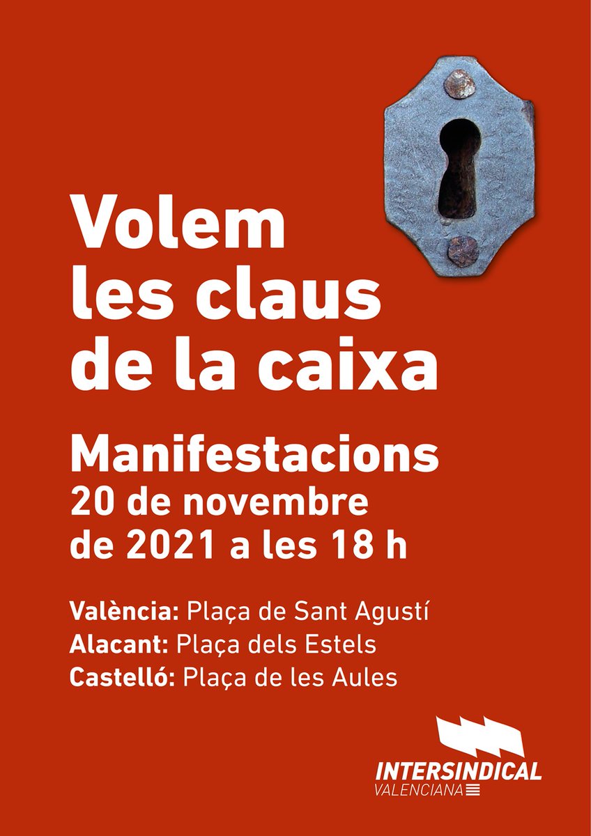 IntersindicalV's tweet photo. Ja no ens alimenten molles.
Ja volem el pa sencer.

#VolemLesClausDeLaCaixa https://t.co/NzWe1USOBl